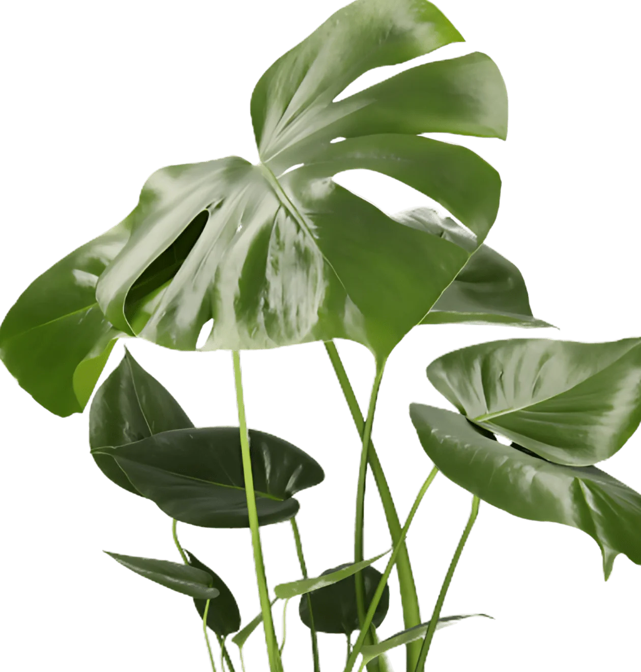 Monstera deliciosa | 3er-Set | Fensterblatt | ca. 55-70 cm | Ø 12-15 cm Topf - Image 3
