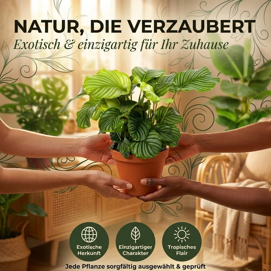 “Exotica” Pflanzenset + 5x Zinktopf | 5er-Set | ca. 25-50 cm | Ø 12-15 cm Topf - Image 5