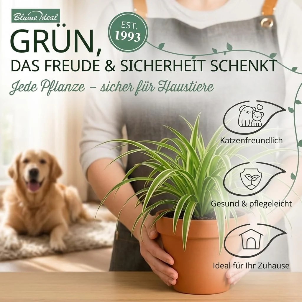 “Katzenliebhaber” Pflanzenset + 4x Zinktopf | 4er-Set | ca. 30-45 cm | Ø 12-15 cm Topf - Image 3