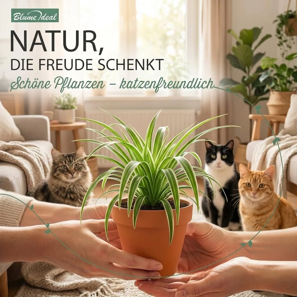 “Katzenliebhaber” Pflanzenset + 4x Zinktopf | 4er-Set | ca. 30-45 cm | Ø 12-15 cm Topf - Image 5