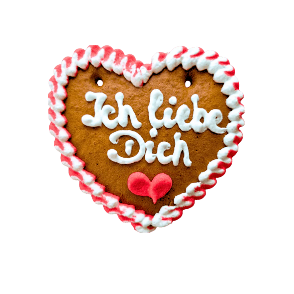 Lebkuchenherz "Ich liebe Dich" (80g)